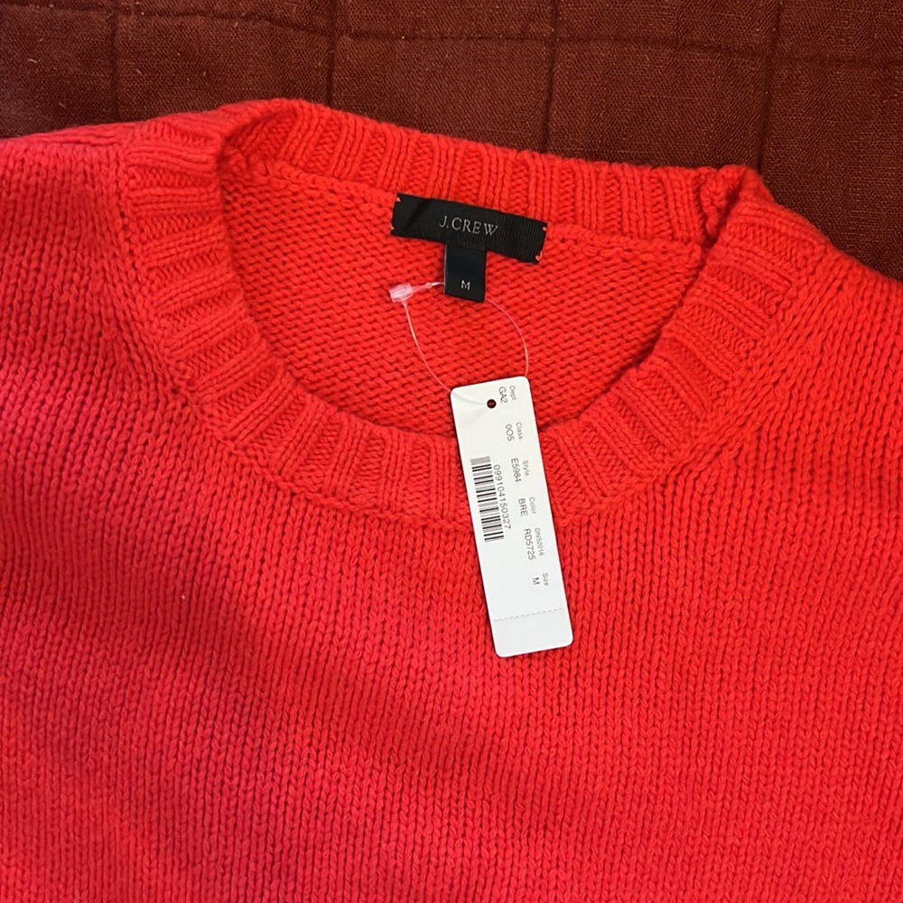 J.Crew | Heavy wool blend crew neck sweater 🍒